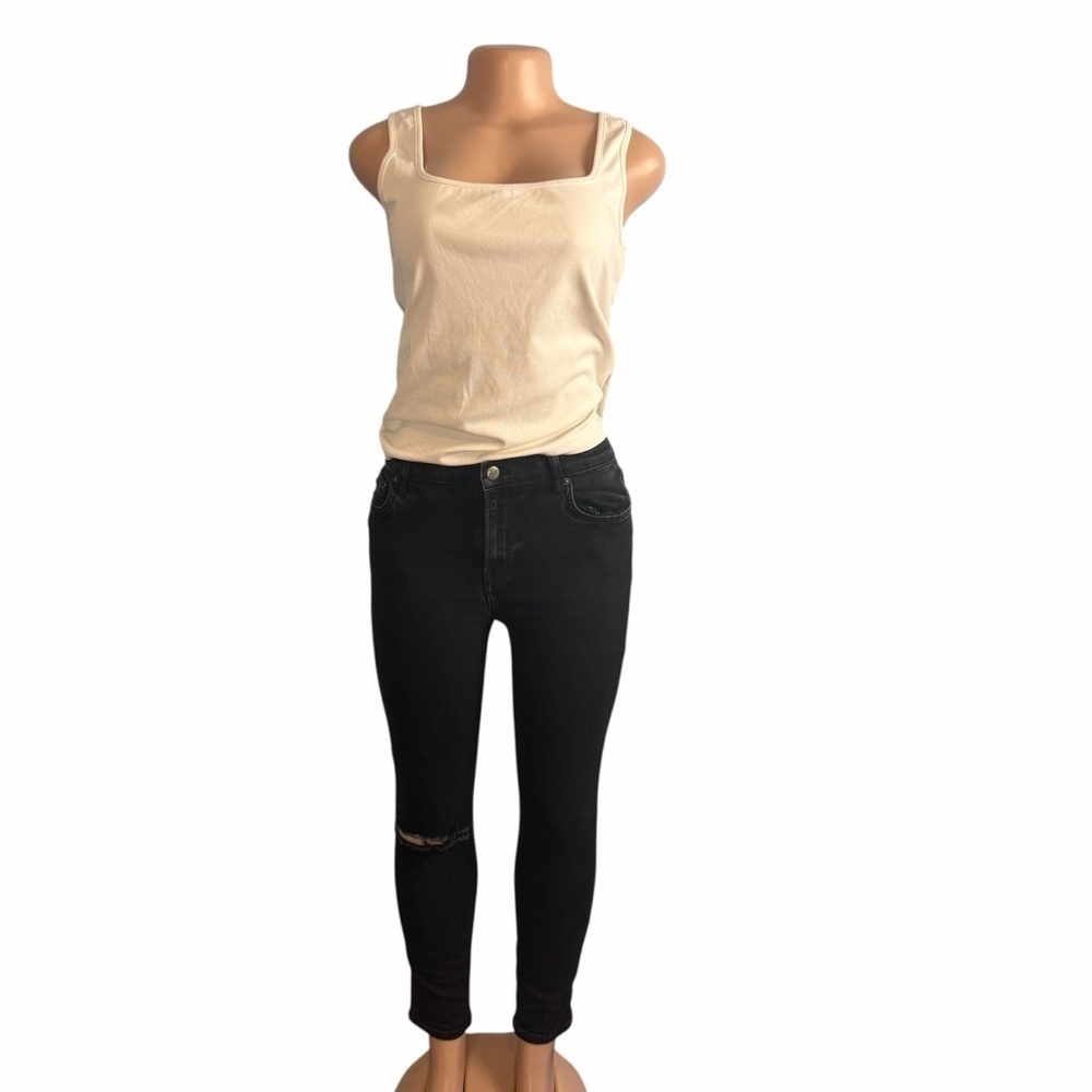 3/$30 ☀️ Reformation Faded Black Distressed Skinny Jeans